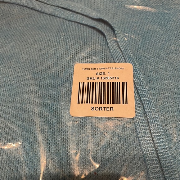 NWT Turq Soft Sweater Shorts Torrid Size 1 - Picture 5 of 6